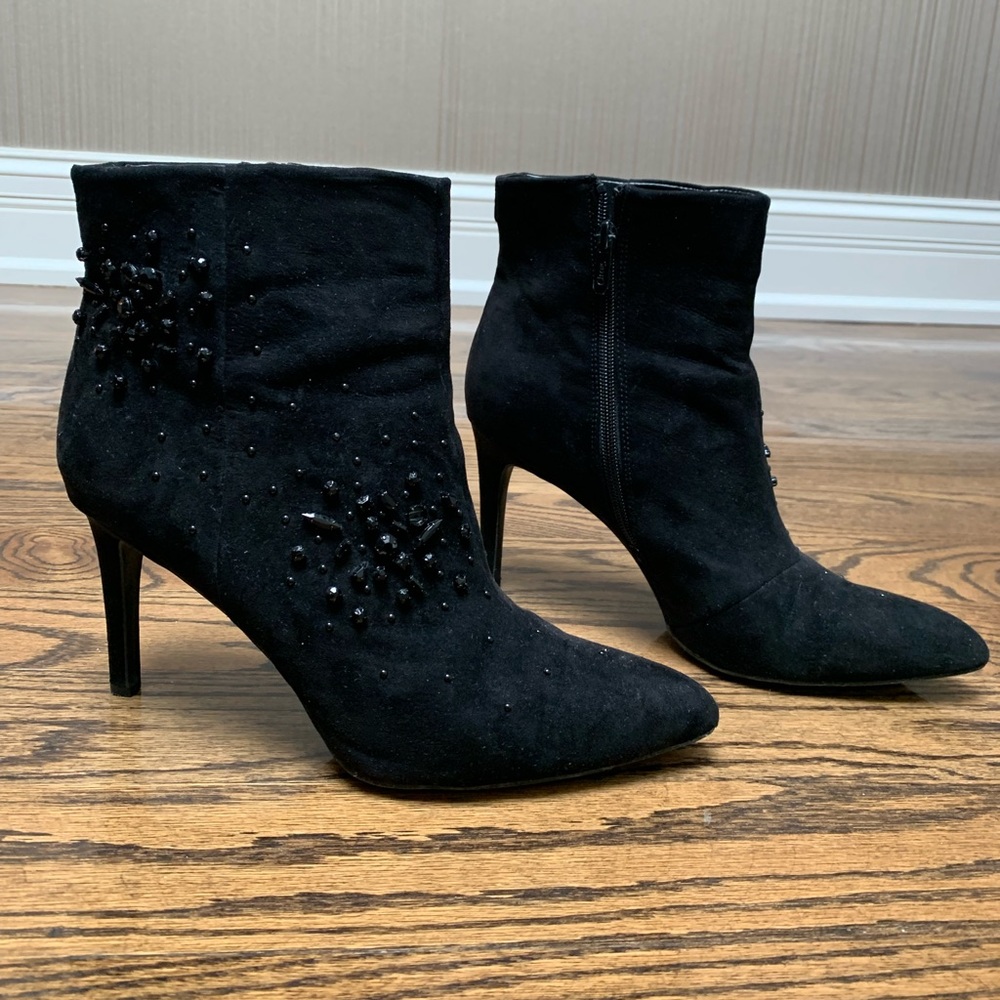 Circus by Sam Edelman Black Suede Booties